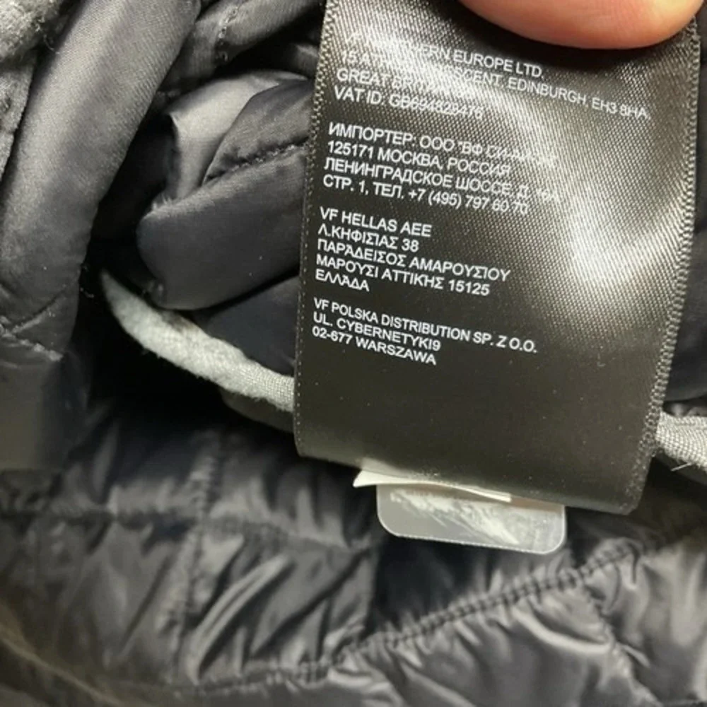 The North Face Thermoball ECO GrayLogo CHS Snap Quilted Jacket Men 2XL Indonesia